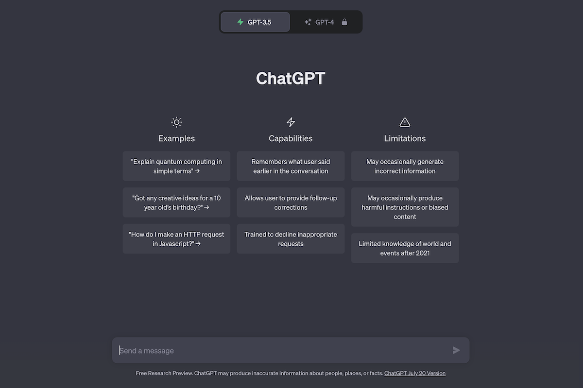 ChatGPT von OpenAI